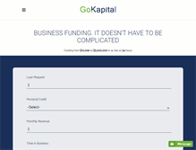 Tablet Screenshot of gokapital.com